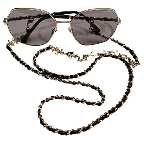 chanel sunglasses necklace